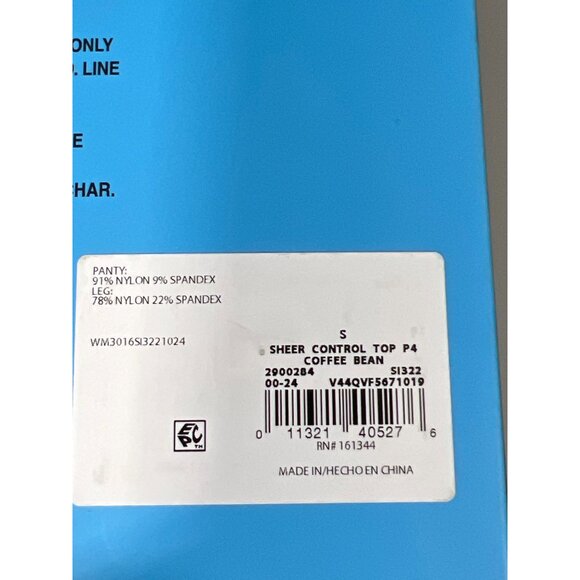 Silk Impressions Sheer Control Top Pantyhose Size Small 4 Pairs Coffee Bean NEW - Picture 5 of 6